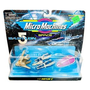 Micro Machines BABYLON 5 #5 Earth Shuttle Narn Heavy Cruiser Centauri Ship New!
